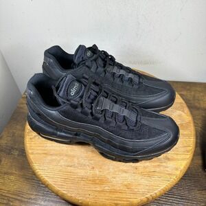 Nike Air Max 95 Mens Black Running Shoes Sneakers Size 9.5 Ci3705-001